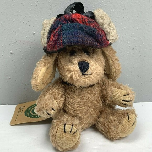 Boyds Bears Archive Collection Indy Dog Plush 6 in Jointed Tan Plush Stuffed Tag - Picture 1 of 8
